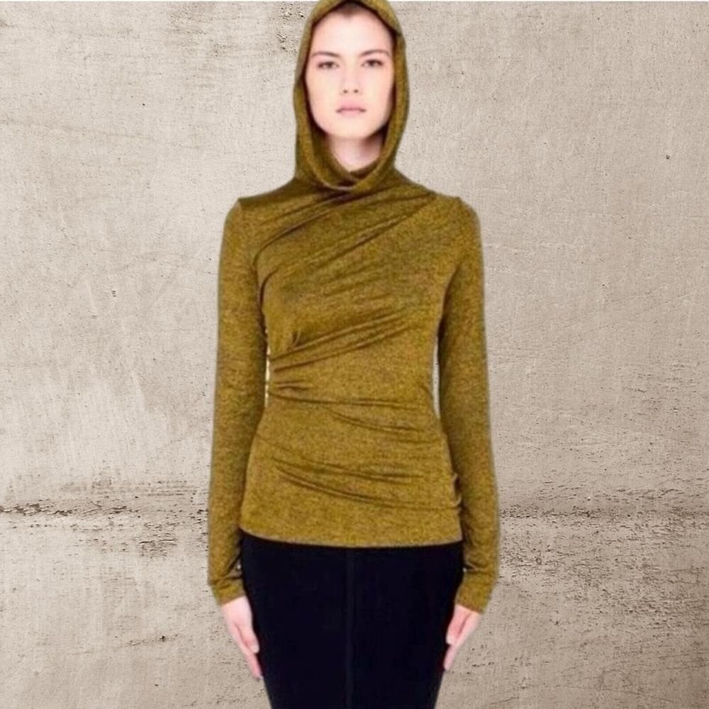 T Alexander Wang Top Women's Small Green Utilitarian Futuristic Cybercore